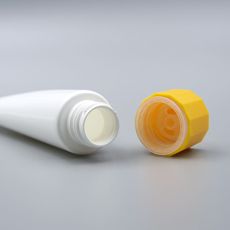 Tube en plastique télescopique vide à verrouillage par torsion personnalisé, 100ml, 50ml, 80ml, 120ml, à presser, protection solaire, crème pour les mains, soins pour la peau du visage