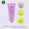 Tube en plastique fait sur commande de conditionneur de cheveux de Tube mou cosmétique de Tube de Gel douche de shampooing de 200ML avec le long capuchon de buse