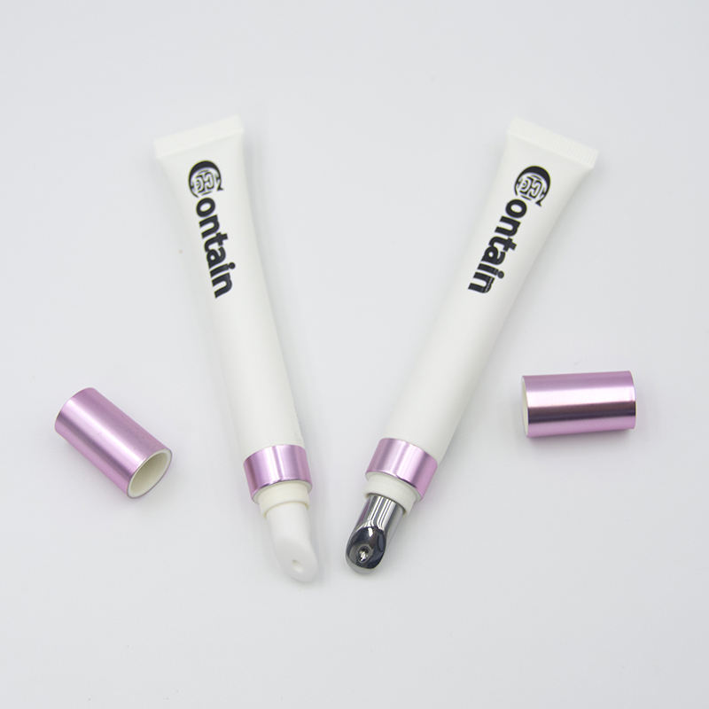 Tube d'emballage avec tête applicatrice vibrante, pour crème pour les yeux, rouge à lèvres, protection solaire et nettoyant, offre spéciale, 10ml, 15ml, 20ml