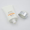 Tube cosmétique plat en plastique avec Logo personnalisé, Tube ovale pour soins de la peau, pour crème BB et crème solaire pour masques faciaux, emballage de cosmétiques