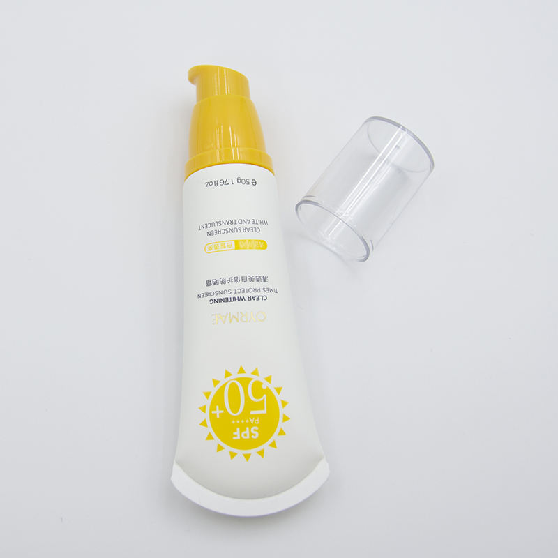 Tubes en plastique personnalisés pour emballage de cosmétiques, pompe sans air, crème BB CC, fond de teint et crème nettoyante pour les yeux, couleurs assorties