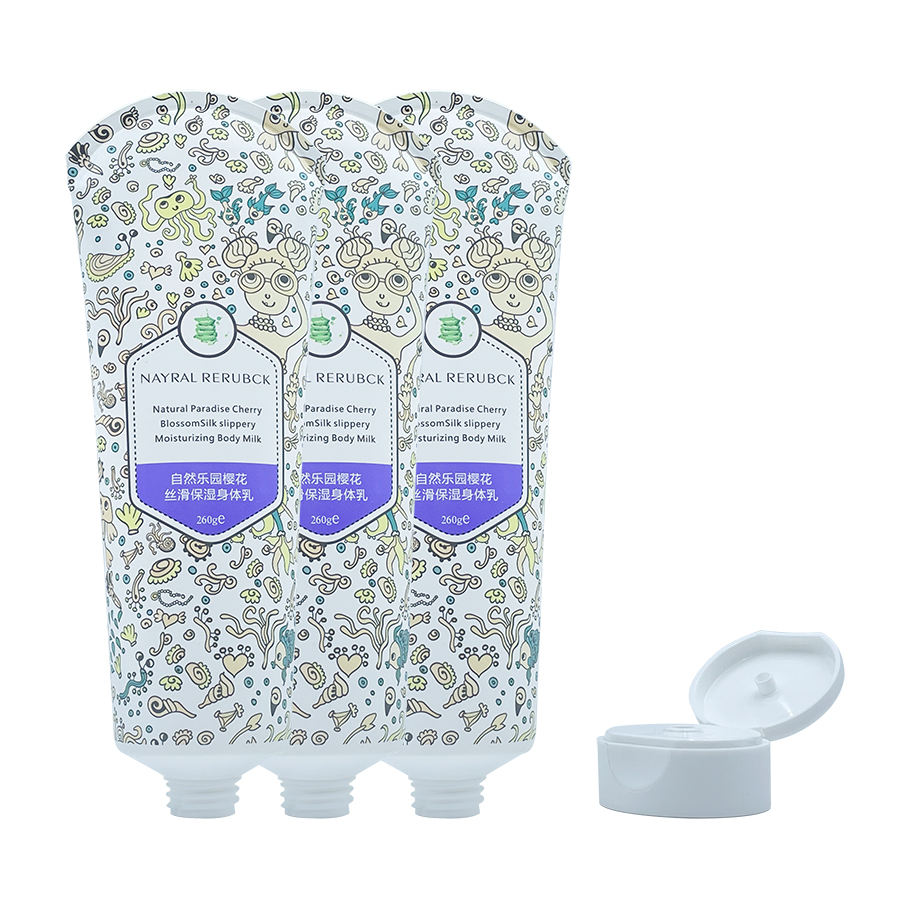 Tubes de crème de soin et de protection solaire en plastique vide d'usine OEM pour emballage de crème pour les yeux shampoing lotion sérigraphie tube cosmétique