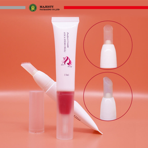 Mini Tubes d'emballage en plastique pour baume à lèvres, avec applicateur en Silicone, récipients vides pour baume à lèvres, Tube à presser de Massage, 5ml/10ml/15ml