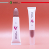 Tubes d'emballage en plastique personnalisés pour baume à lèvres, 5ml/10ml/15ml, avec boule en acier inoxydable, conteneurs vides, Tube de brillant à lèvres en plastique