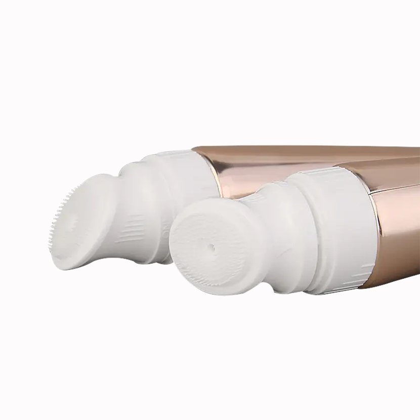 Tête de brosse à Tube ABL en Silicone personnalisée, avec emballage en plastique PE, nettoyant pour le visage, soins de la peau, protection solaire, masque à lèvres