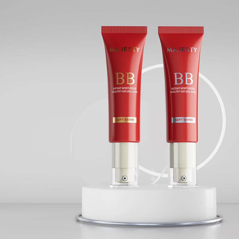 Tube cosmétique d'emballage liquide de protection solaire BB de fond de teint vide personnalisé avec pompe sans air pour les soins de la peau et la crème pour les yeux