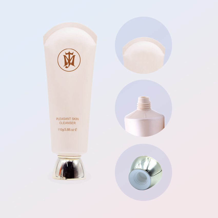 Tube en plastique à compression souple OEM, pour crème solaire, cosmétiques, crème pour les mains, lotion pour le corps, nettoyant pour le visage, emballage de Gel avec couvercle à vis