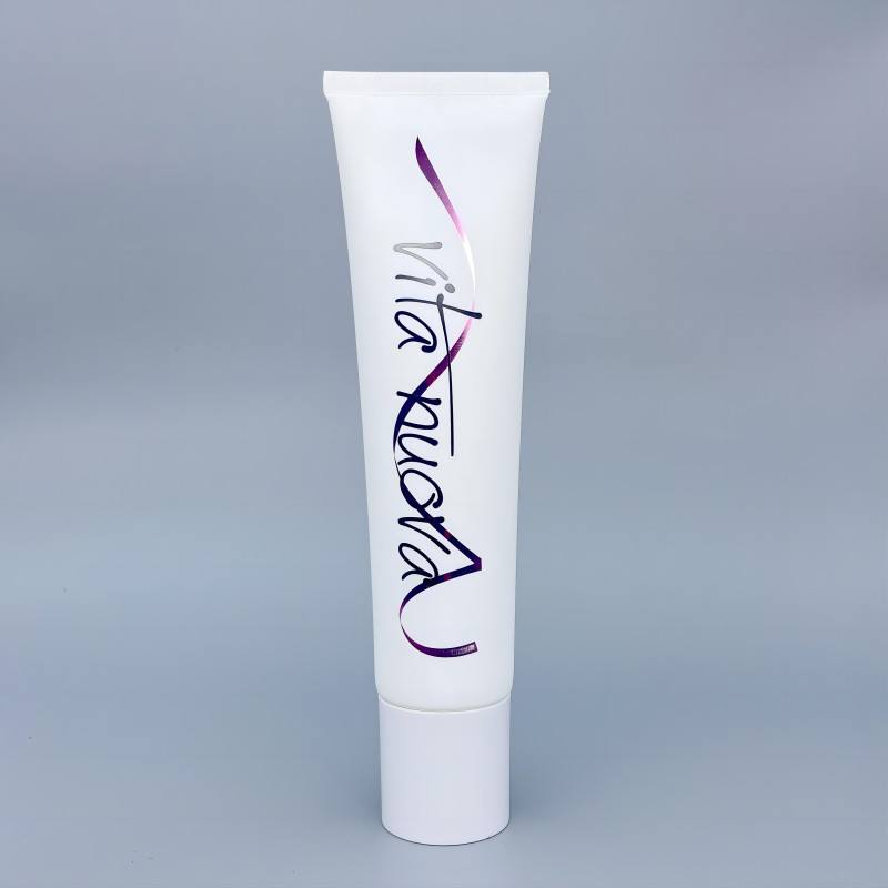 Emballage personnalisable en PE pour crème pour les mains et nettoyant pour le visage, Tube à presser en plastique souple, Tube de lavage du visage, Tube de protection solaire, bouchon à vis, 100g