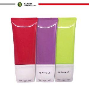 Série de Massage à billes avec Logo personnalisé Direct d'usine, Tubes à presser vides, emballage cosmétique en plastique écologique, impression d'écran