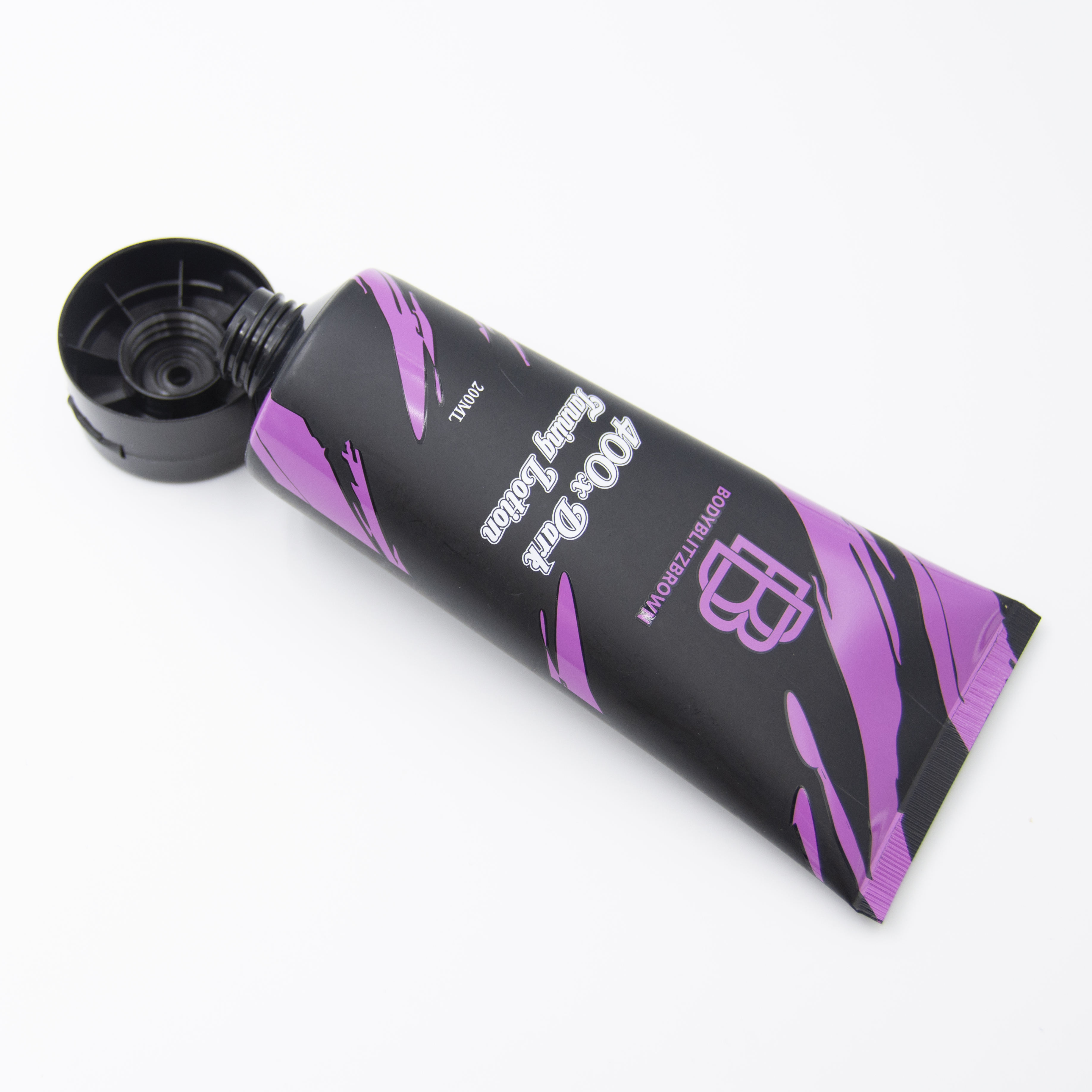 Emballage de tube cosmétique en plastique shampooing revitalisant lotion pour le corps tube rond en plastique PE emballage de tube en plastique à compression douce