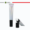 Tube de rouge à lèvres vide personnalisé Laser argent ABL PBL, diamètre 19mm, capacité 10 ~ 30ml, applicateur en céramique, bouchon à vis, crème