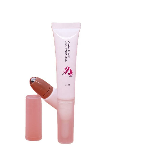 Tube applicateur à rouleau unique avec interrupteur, 5ml/10ml/15ml, Tube personnalisable pour rouge à lèvres, brillant à lèvres, baume à lèvres, emballage cosmétique en plastique