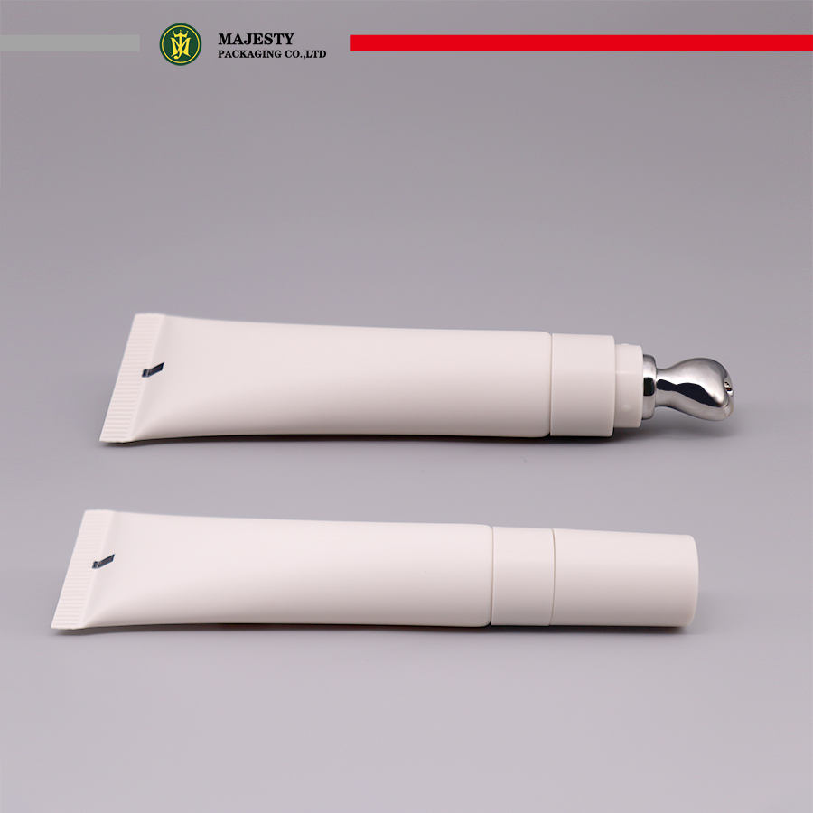 Tube de crème pour les yeux, Tube de brillant à lèvres à compression douce, diamètre de 19mm, applicateur en alliage de Zinc, capacité de 10 à 30ml, bouchon à vis pouvant être rempli par le haut