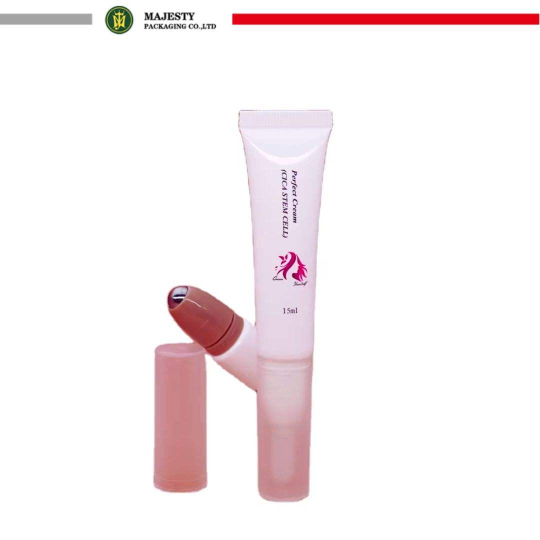 Emballage en tube vide, applicateur en rouleau, idéal pour le parfum, le rouge à lèvres, le baume à lèvres, la crème pour les yeux, l'emballage en tube en plastique, l'emballage cosmétique