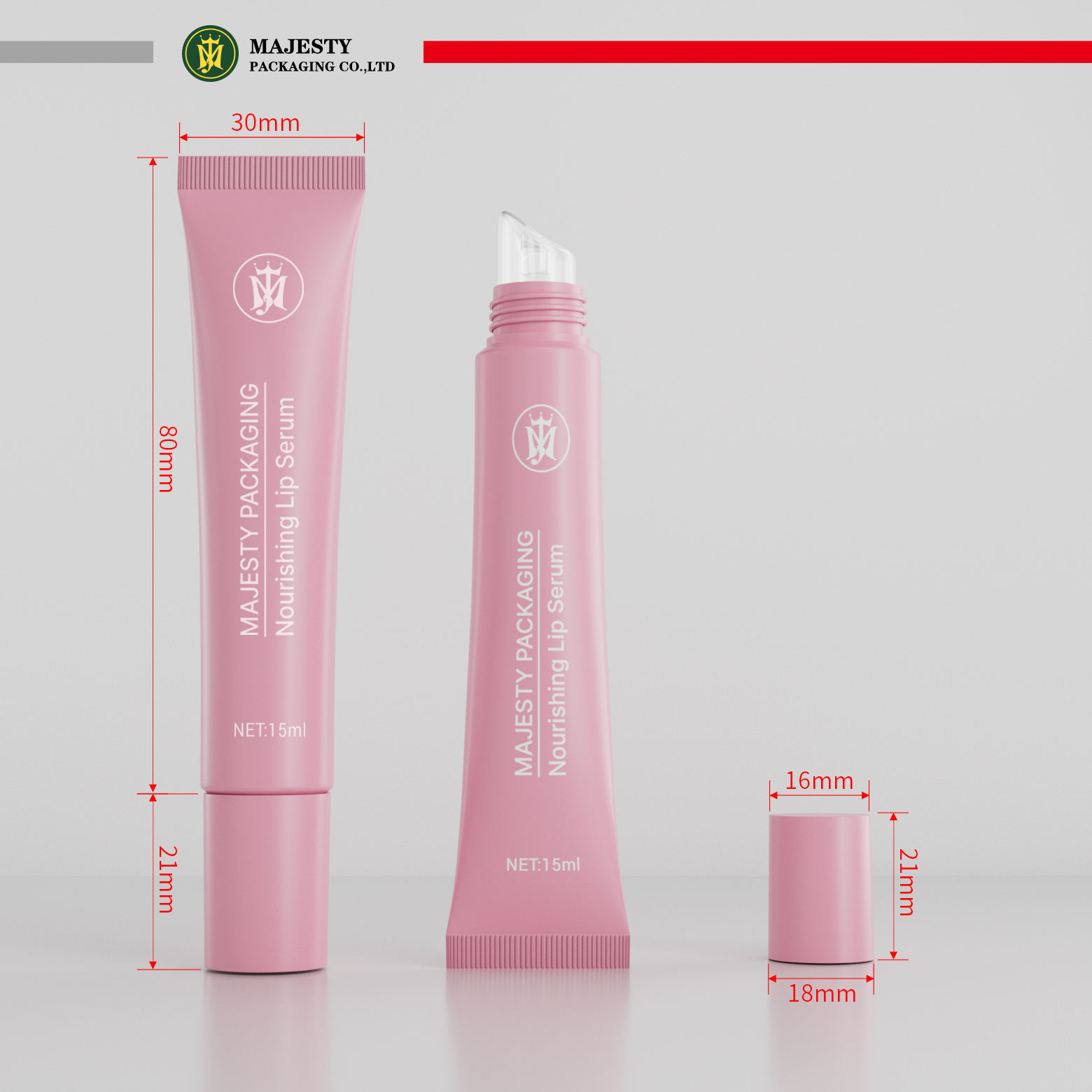 Tube en plastique personnalisé de 10ml 15ml 20ml, emballage à presser en Silicone, brillant à lèvres, baume, crème douce, Tube de gommage pour les lèvres