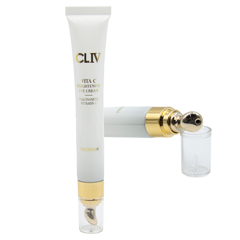 Tube d'emballage avec tête applicatrice vibrante, pour crème pour les yeux, rouge à lèvres, crème solaire et nettoyant, 10ml, 15ml, 20ml