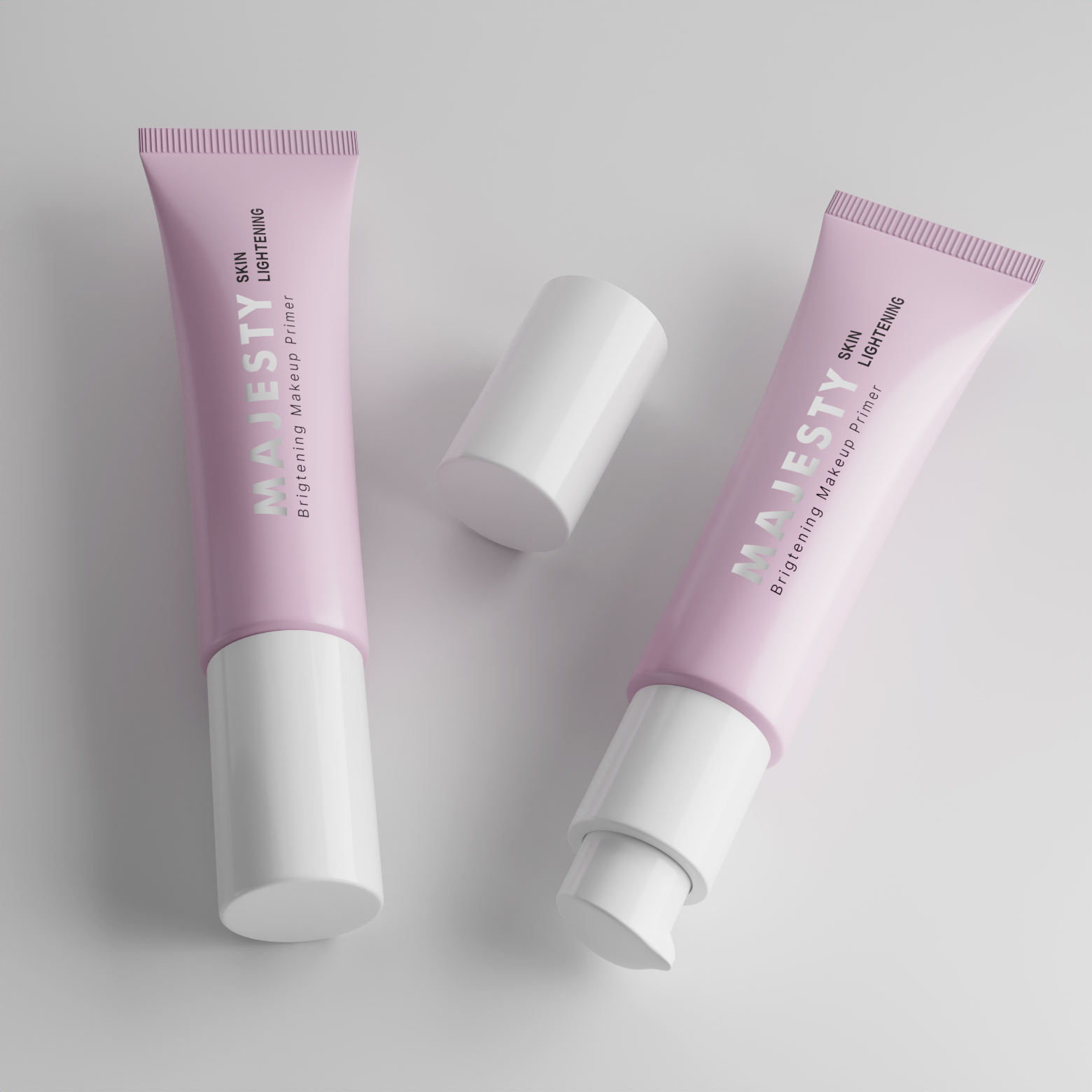 Pompe sans air BB crème, Tube à presser cosmétique personnalisé, bouteilles de pompe sans air souples PE, Tubes de Lotion pour crème pour les yeux, conteneurs de protection solaire