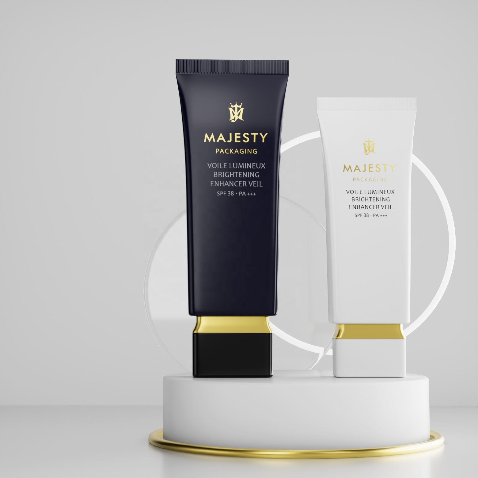 Nouveau Tube à presser en plastique 30ML 60ML 100ML, nettoyant pour le visage, crème pour les mains, protection solaire, emballage personnalisé