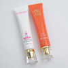 Tube en plastique d'emballage souple personnalisé pour fond de teint BB, crème liquide pour les yeux, pointe de buse longue avec capuchon en acrylique pour crème solaire pour les lèvres