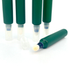 Conteneurs de baume à lèvres personnalisés ronds en plastique écologiques populaires de 10 ml avec applicateur de flocage crème solaire pour les yeux masques de soins de la peau