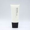 Tube à presser en plastique souple pour crème nettoyante pour les yeux, protection solaire, conception à rabat pour les soins de la peau