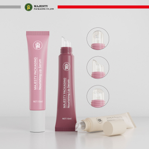 Tubes à presser de brillant à lèvres personnalisés 10ml 15ml, conteneurs de brillant à lèvres, Tube souple en plastique, Tube de brillant à lèvres en plastique personnalisé