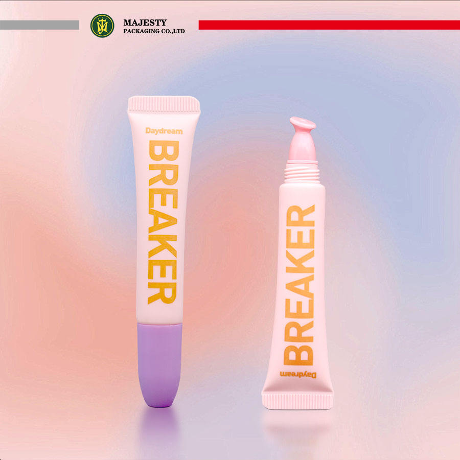 Conteneur vide de Tube de rouge à lèvres et de baume à lèvres, emballage en plastique de Tube de maquillage cosmétique, forme ronde 10ml 20ml 30ml, Tube en plastique personnalisé