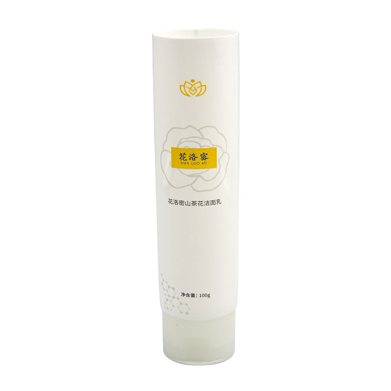 Tube cosmétique OEM100ML-120ML, pour crème pour les mains, nettoyant pour le visage, protection solaire, Tube à presser avec couvercle rabattable, estampage à chaud, manipulation de Surface