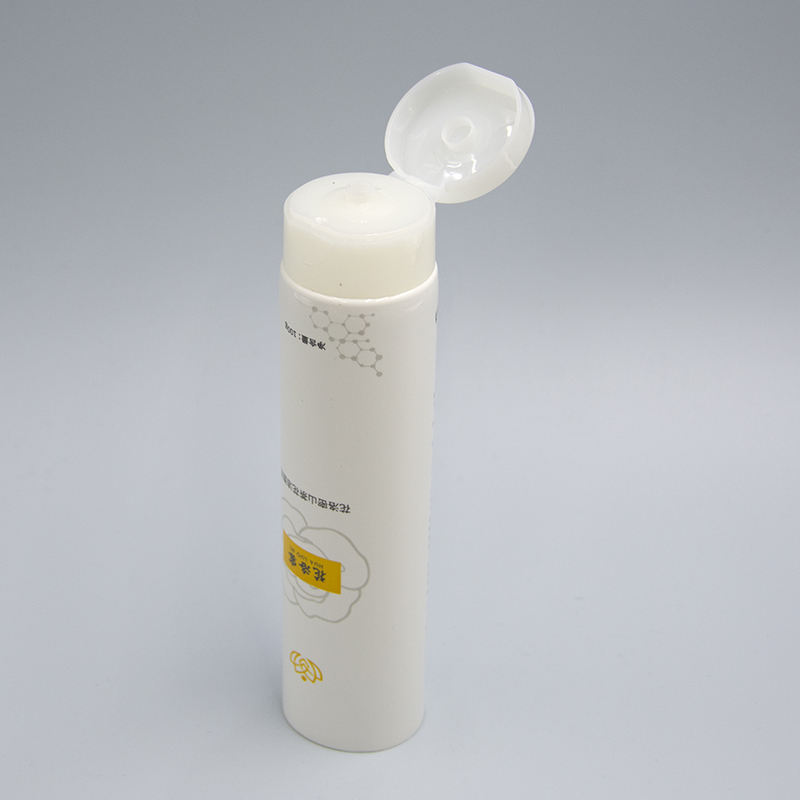 Tube cosmétique OEM100ML-120ML, pour crème pour les mains, nettoyant pour le visage, protection solaire, Tube à presser avec couvercle rabattable, estampage à chaud, manipulation de Surface