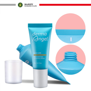 Tube en plastique personnalisé 20g-50g, Tubes de nettoyage du visage avec couvercle à vis, emballage de Tube de sérum de soins de la peau