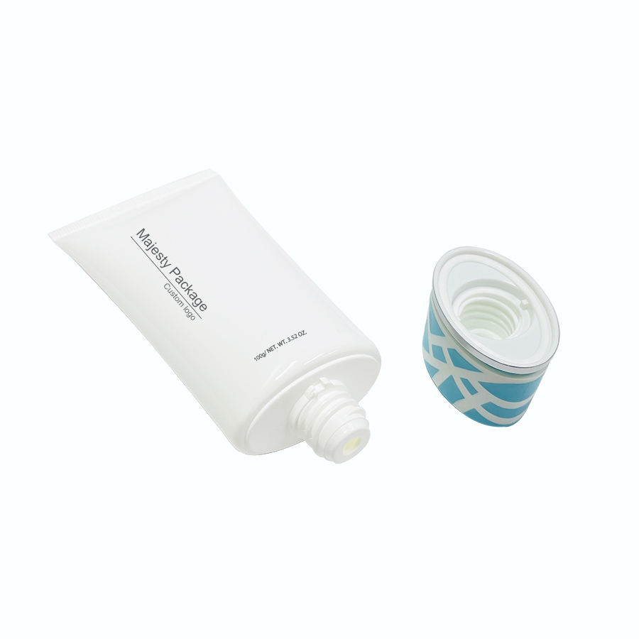 Tubes personnalisés emballage canne à sucre emballage cosmétique biodégradable crème pour les mains en plastique nettoyant pour le visage Tubes à presser avec couvercle torsadé