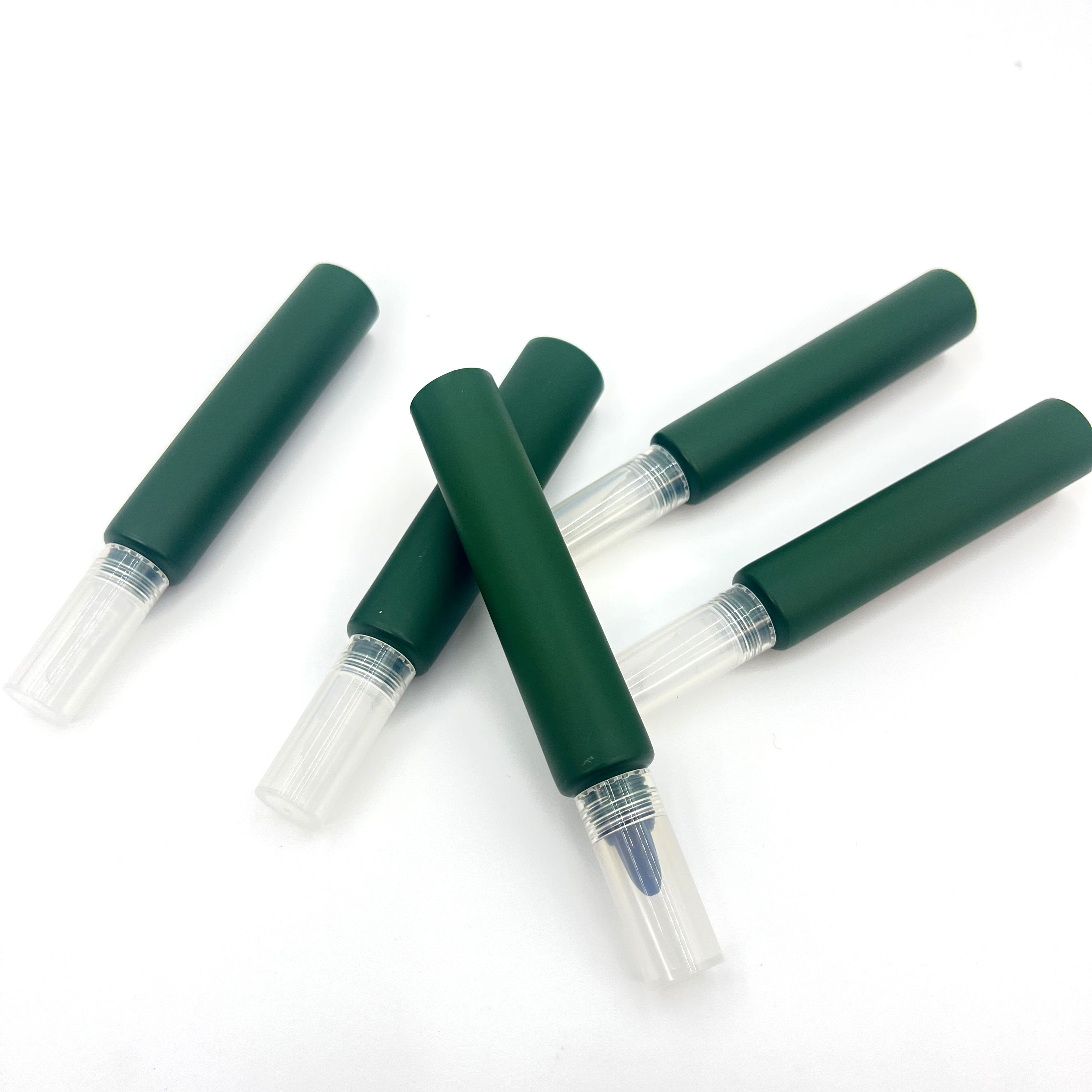 Tubes à presser de luxe pour brillant à lèvres, Surface sérigraphiée, respectueux de la peau, emballage et applicateur de crème pour les yeux