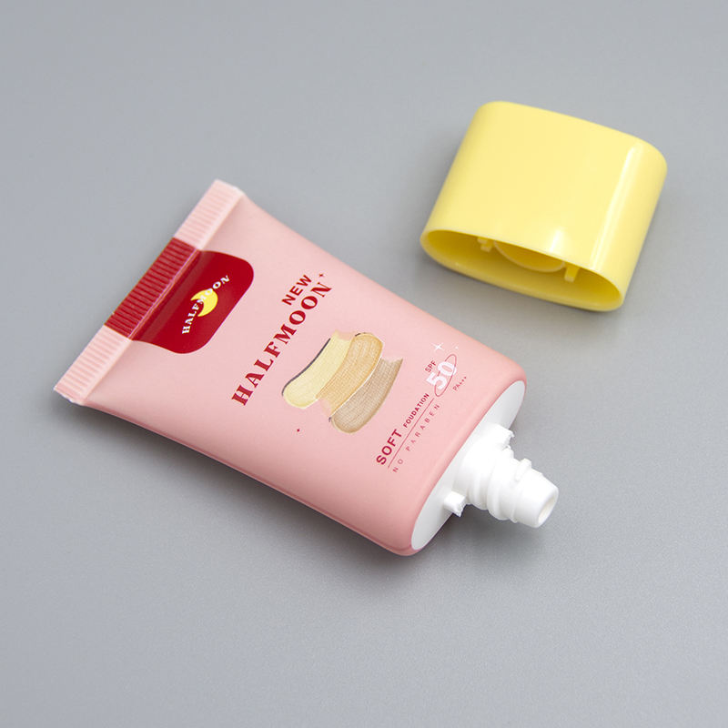 Tube en plastique vide cosmétique à Mini compression, Logo personnalisé, capacité de 30ml, soins de la peau du visage, crème de fond de teint pour les mains, crème solaire