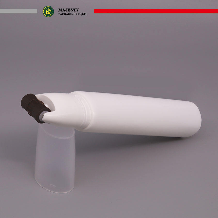 Tube souple de rouleau de Massage personnalisé, récipient vide pour le visage/corps, pour les soins du corps avec Massage en silicone