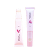 Tube de brillant à lèvres vide en plastique PE 10ml, coussin d'air floqué, tête d'éponge de glaçage à lèvres, Tube d'emballage cosmétique, Surface d'impression Offset