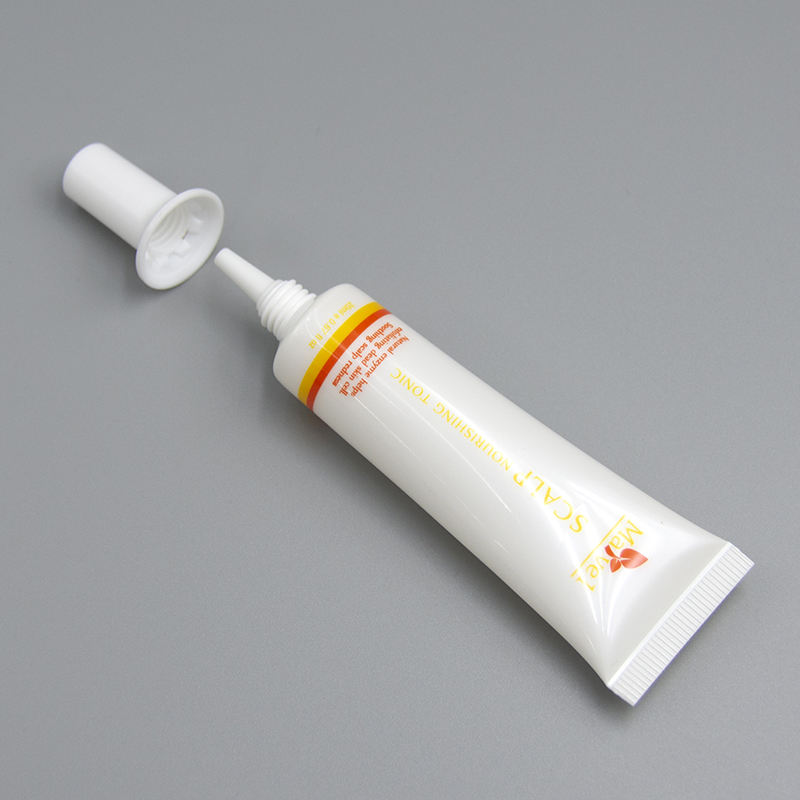 Tube à buse longue à presser vide personnalisé, balle en plastique souple, crème hydratante pour les yeux, masque de protection solaire, Gel, Tube à presser vide personnalisé