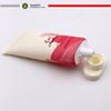 Tubes PE à presser plats ovales personnalisés Emballage en plastique vide pour crème solaire BB Crème de fond de teint Crème pour les mains Crème pour le visage avec bouchon à vis