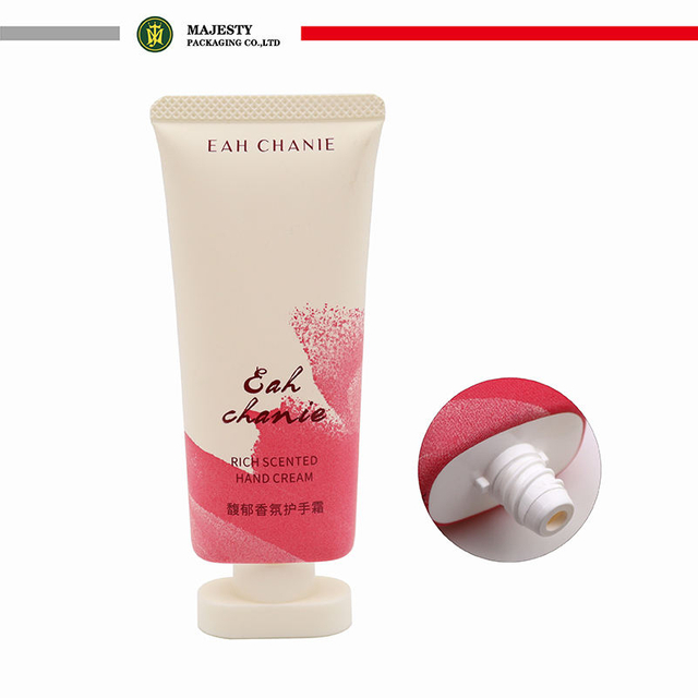 Tubes PE à presser plats ovales personnalisés Emballage en plastique vide pour crème solaire BB Crème de fond de teint Crème pour les mains Crème pour le visage avec bouchon à vis