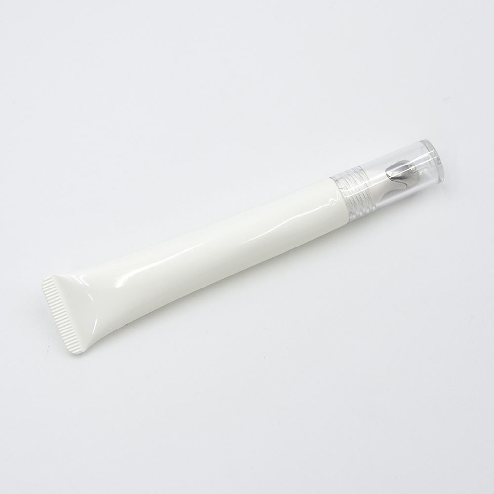 Tube d'emballage OEM 10ml 15ml 20ml avec tête applicatrice vibrante pour crème pour les yeux, rouge à lèvres, crème solaire et nettoyant