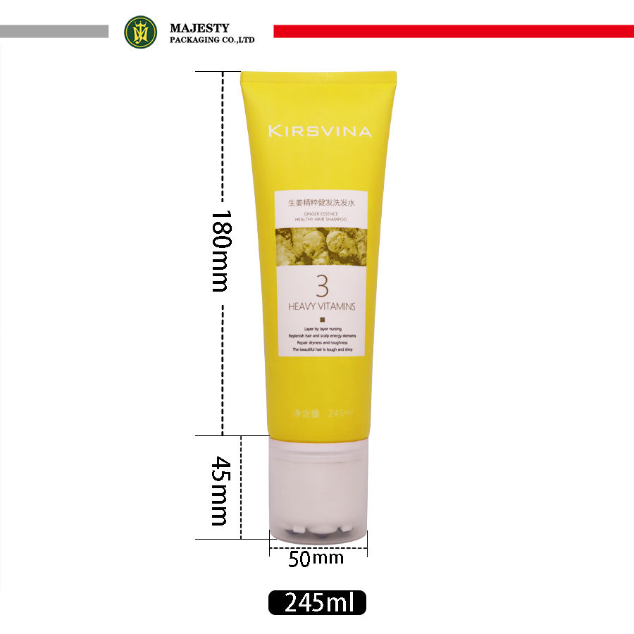 Rouleau de Massage Facial fait sur commande de Tube mou de rouleau d'acier inoxydable pour le récipient vide de corps de visage
