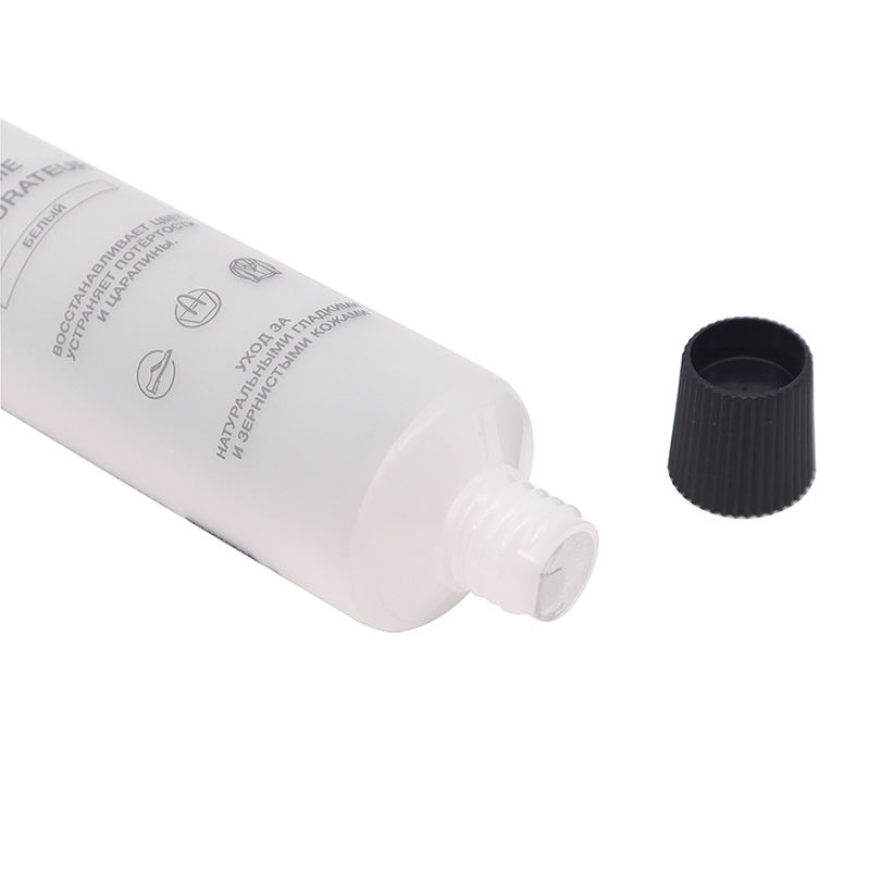 Tubes à presser vides en plastique transparent OEM pour crème de soin du visage, crème pour les mains, dentifrice, crème solaire, emballage de shampoing avec bouchon à vis