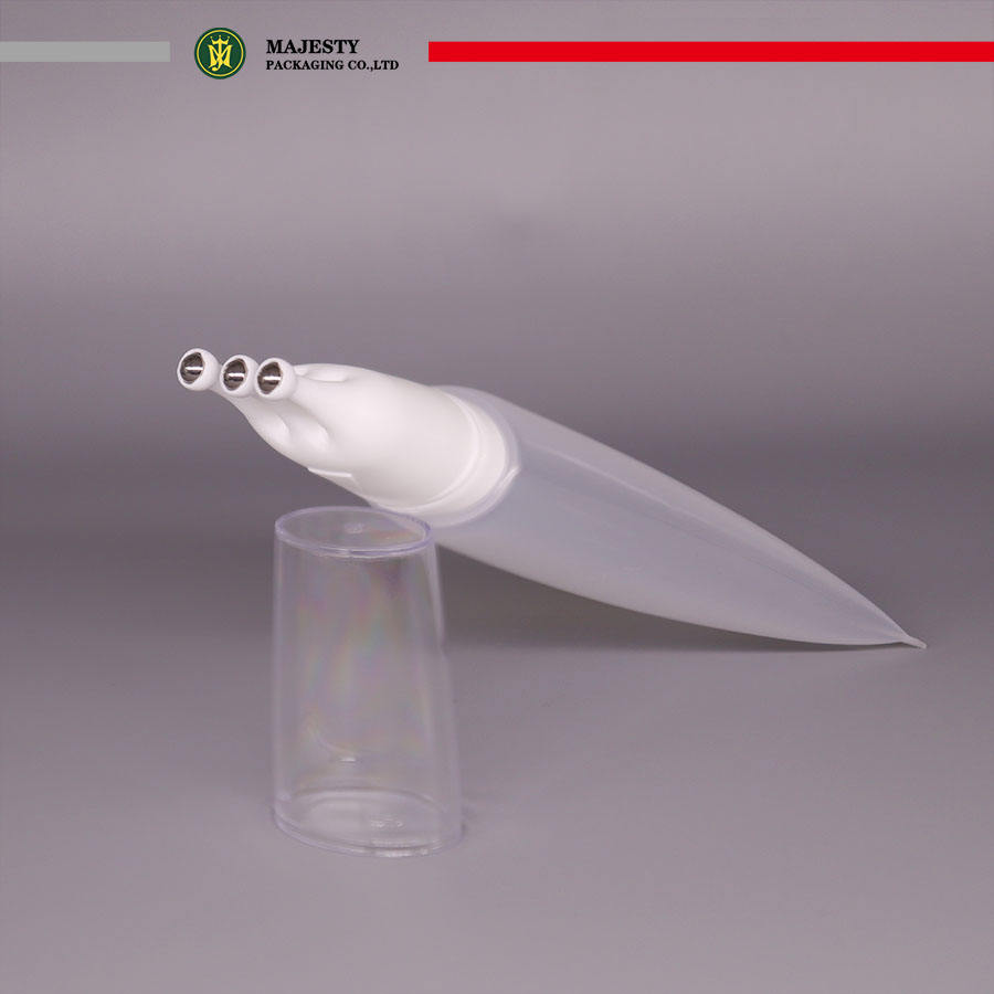 Tube d'emballage cosmétique de tube de massage de boule inoxydable d'OEM 3 pour l'emballage de soin de cuir chevelu de soin personnel