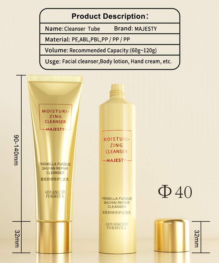 Face Lavage Tourbe crème Tube 