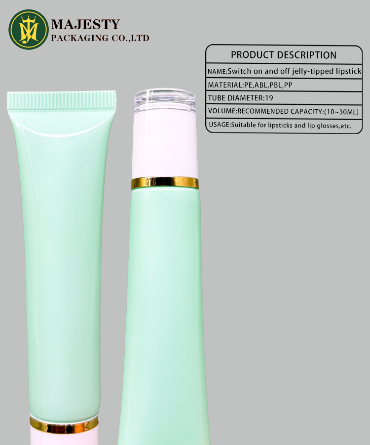 à lèvres en plastique applicateur en silicone