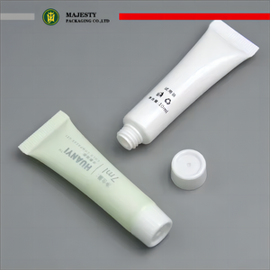 Petit Tube d'échantillon personnalisé pour cosmétiques, Tube PE à 2 couches, Tube de 16mm de diamètre, capacité de 5 à 15 Ml, bouchon à vis, capuchon de protection solaire
