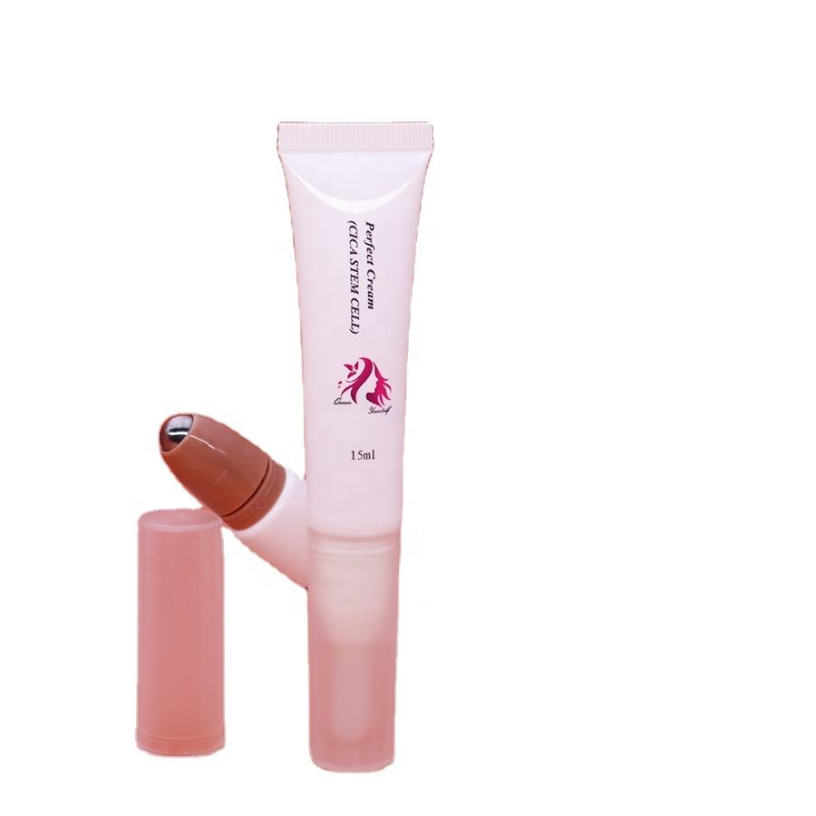 Tube applicateur à rouleau unique avec interrupteur, 5ml/10ml/15ml, Tube personnalisable pour rouge à lèvres, brillant à lèvres, baume à lèvres, emballage cosmétique en plastique