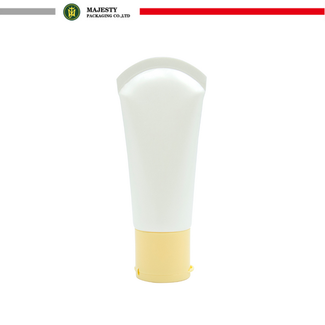 Tube de lotion pour le corps de conditionneur de shampooing vide en plastique Emballage de tube cosmétique en plastique PE 50 ml 100 ml 150 ml Tube en plastique à capuchon rabattable
