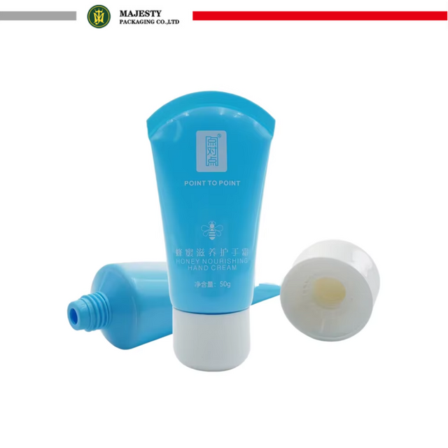 Tube vide en plastique PE pour soins de la peau, Lotion, crème pour les mains, protection solaire, emballage cosmétique, à presser doux, 50ml