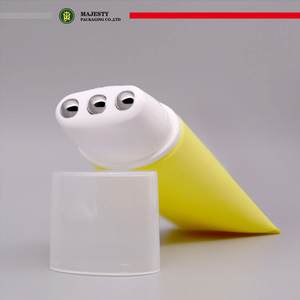 Tube ovale à 3 rouleaux de 100 à 120ml, crème pour le visage personnalisée, crème pour le corps, rouleau à presser, Tube en plastique, emballage cosmétique
