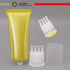 Tube de Massage à billes en acier inoxydable, 4 tubes d'emballage de crème amincissante, huile essentielle, masseur de cuir chevelu, emballage cosmétique en plastique